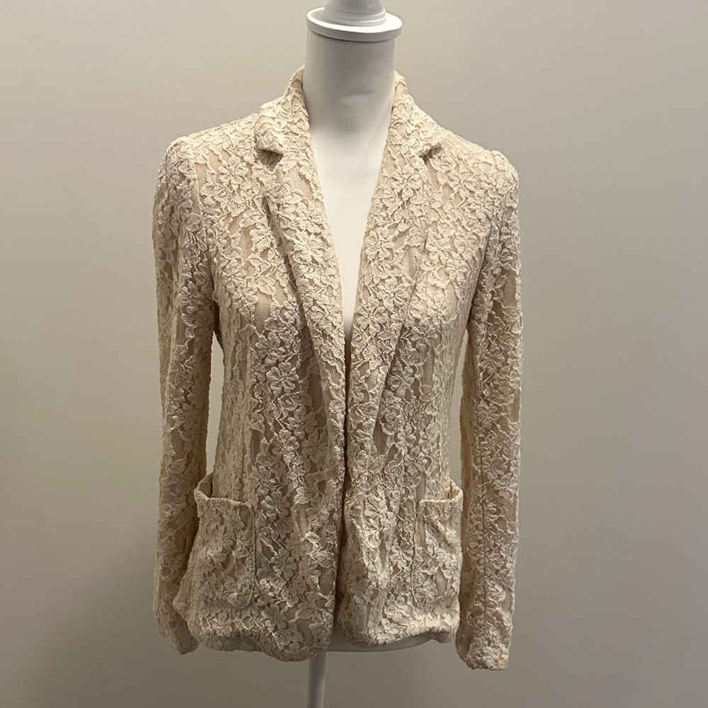 Rory Beca Cream Lace Women's Blazer